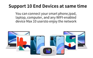 Shenzhen KuWFi 150Mbps 2.4G USB Charging 2400mAh Battery 10device Built in Antenna <strong>Wifi</strong> Router 4g Lte and Sim Card Slot - Product Image 3
