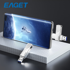 EAGET Pendrive ดิสก์หน่วยความจำโลหะความเร็วสูง,CF30 128GB PCBA & Type-C USB แฟลชไดรฟ์สำหรับคอมพิวเตอร์/โทรศัพท์ - Product Image 5