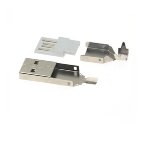 USB <strong>2.0</strong> TYPE a 4 PIN FEMALE Plug <strong>SOCKET</strong> CONNECTOR With Black Plastic Cover Solder Type DIY Assembly Adapter - Product Image 4