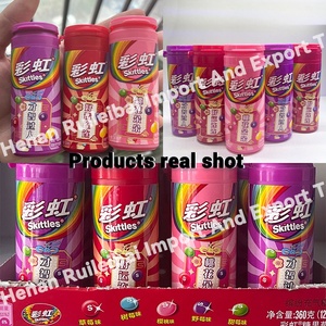 畅销奶糖果味糖果七彩水果味嚼硬酸糖30克异国糖果