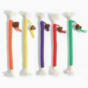Juguete interactivo de hierba gatera resistente a mordeduras para gatitos, juguetes para masticar gatos, cuerdas de sisal para limpieza de dientes - Product Image 6