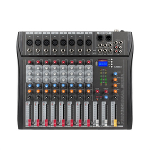 型号CT-8专业8通道单声道立体声混音器，带USB和蓝牙功能 - Product Image 1