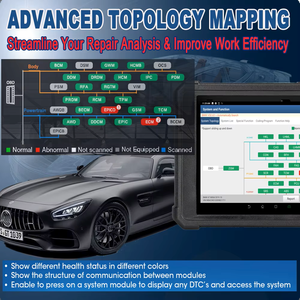Per il lancio X431 PADV PAD 5 Elite J2534 strumento di codifica Online topologia mappa bidirezionale Scanner di controllo 1 anno di garanzia - Product Image 6