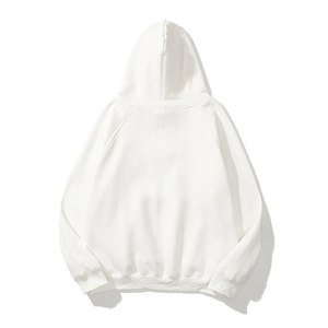 Moletom masculino de algodão, pulôver em branco personalizado com capuz sem cordas, moletom de alta qualidade sem cordas