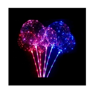Kabarcık helyum Balon Led ışıkları yanıp sönen sopa Ballon dize aydınlatma Ballon Globos temizle Bobo balonlar Led dize işık ile - Product Image 1