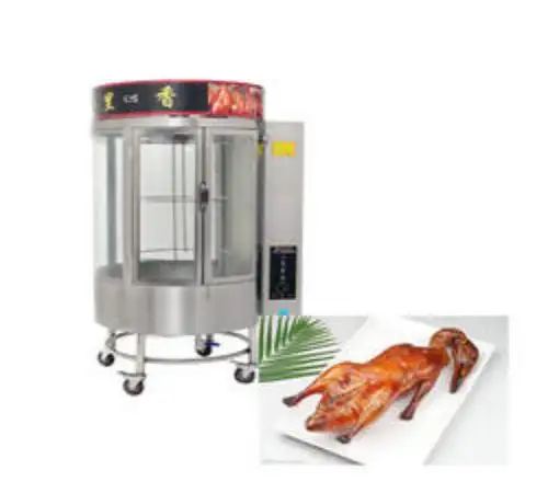 Atacado Aço Inoxidável Carvão Forno Assar Porco Frango Pato Roaster Com Ce Certificação Rotary Peking Duck Roaster Forno