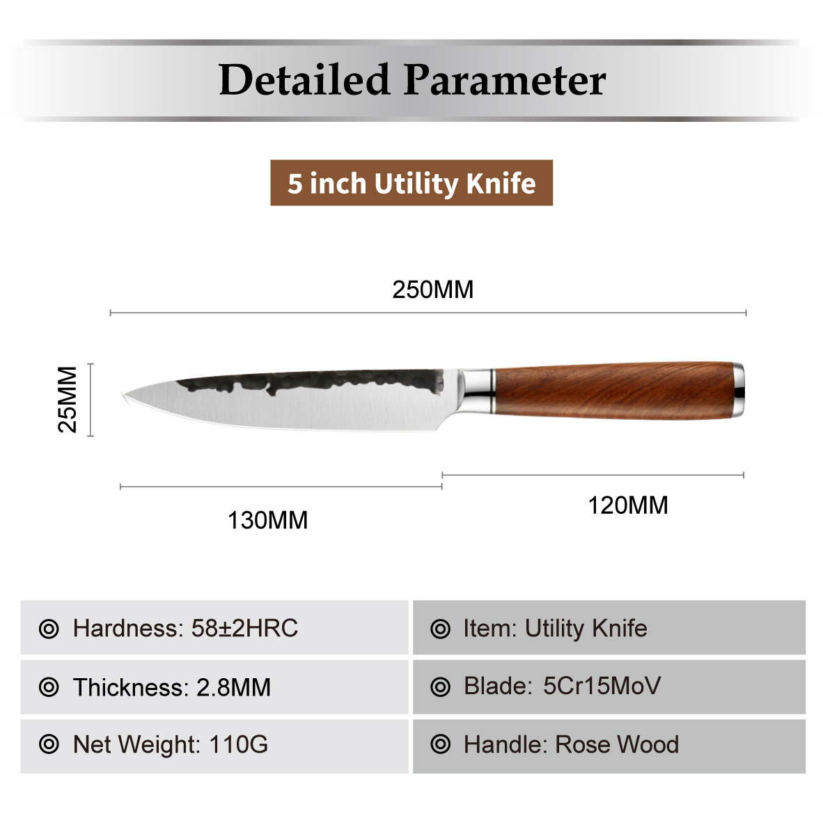 5 in Utility knife