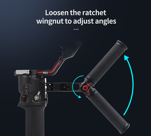 DJI Ronin RS3/RS3 Pro/RSC 2/RS2用の調整可能なハンドルスリングハンドグリップジンバルハンドヘルドスタビライザーモニターマウント - Product Image 4