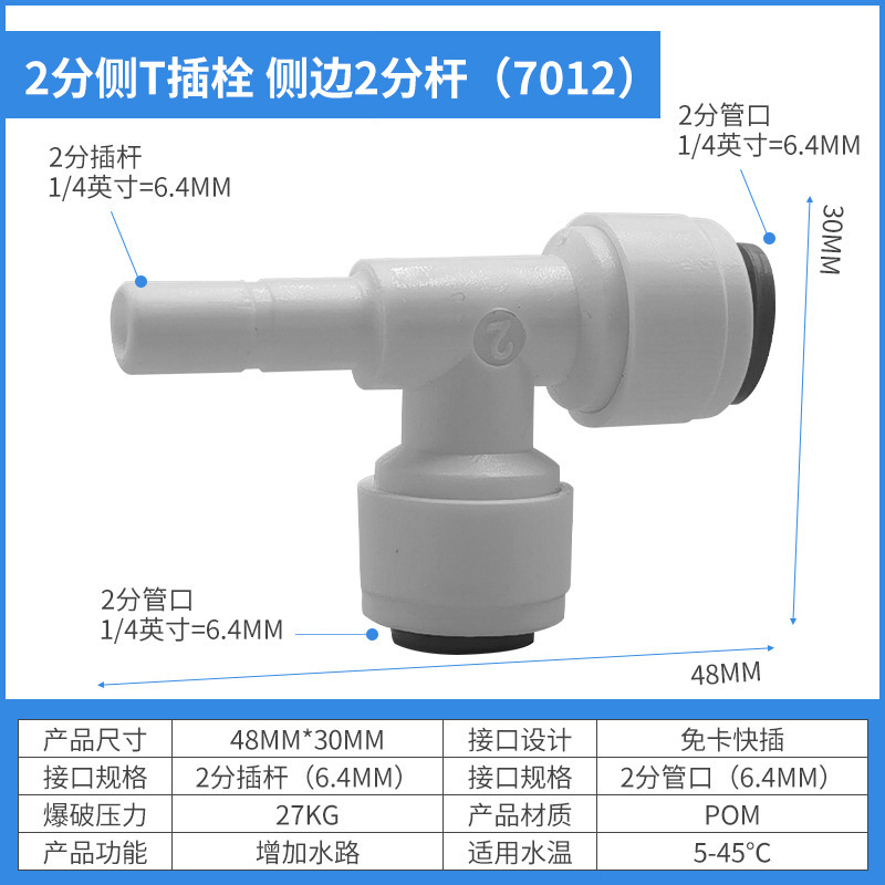 2-point side T-bolt, side 2-point pole (7012)