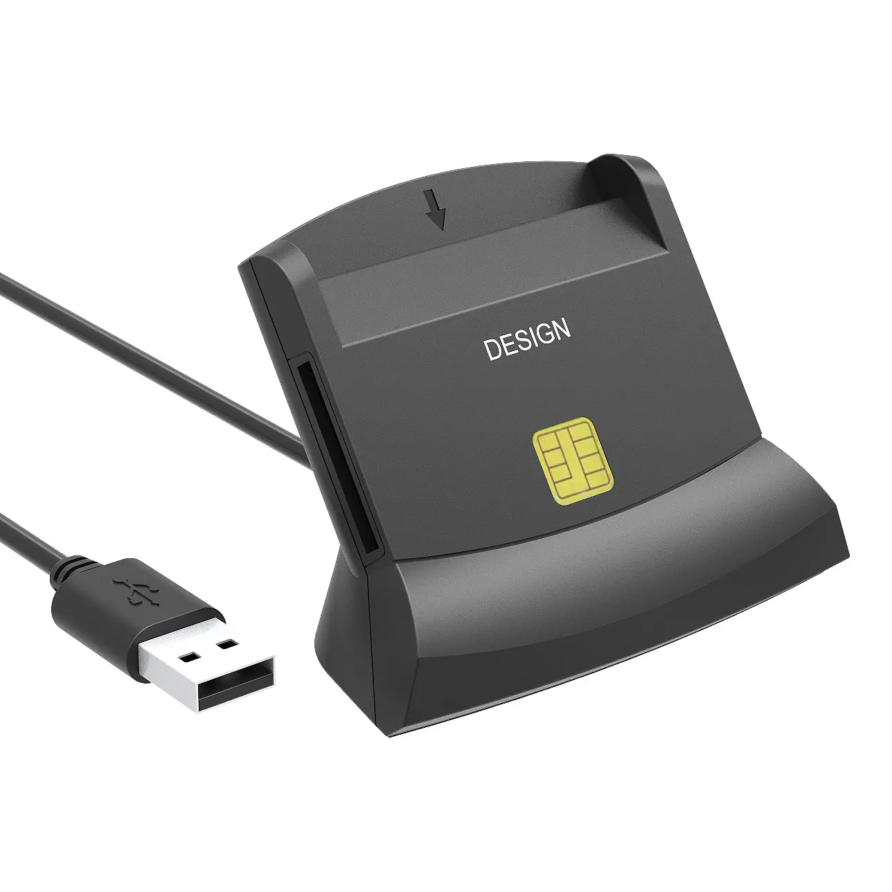 Leitor inteligente de cartão usb iso 7816, leitor inteligente de cartão de crédito com sdk