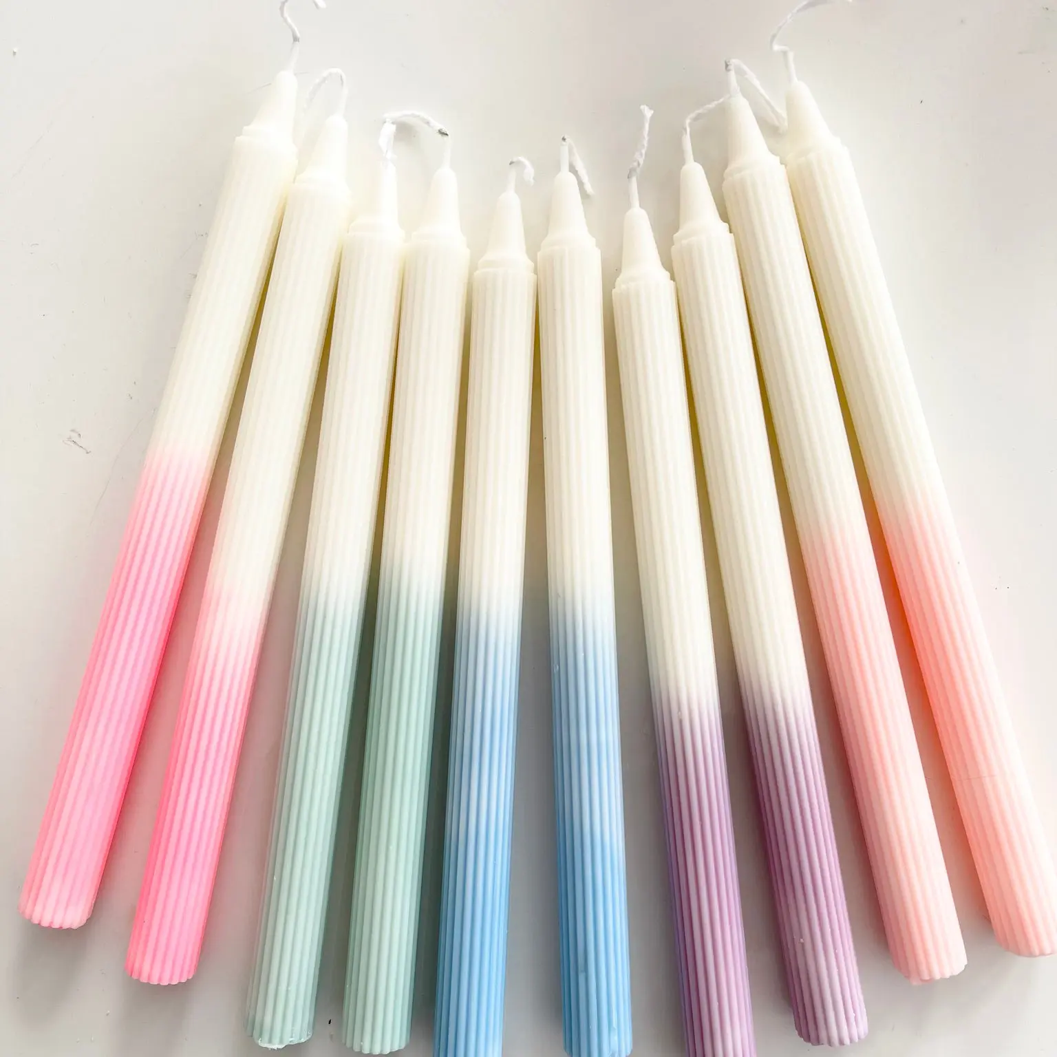 Electronic Flameless Taper Candles Plastic Long White LED Candle Sticks Para Decoração De Férias