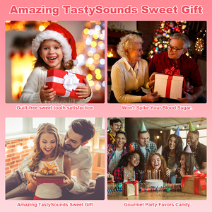 Amos tastisounds kẹo tùy chỉnh kẹo ngọt và Kẹo Kẹo lollipops hình trái cây cứng pop âm thanh âm nhạc <span class=keywords><strong>Lollipop</strong></span> - Product Image 6