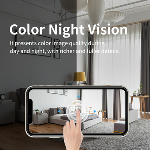 C996 Mini telecamera IP visione notturna a due vie voce di rilevamento umano per interni Mobile connessione grandangolare scheda di memoria WiFi CMOS PTZ - Product Image 4
