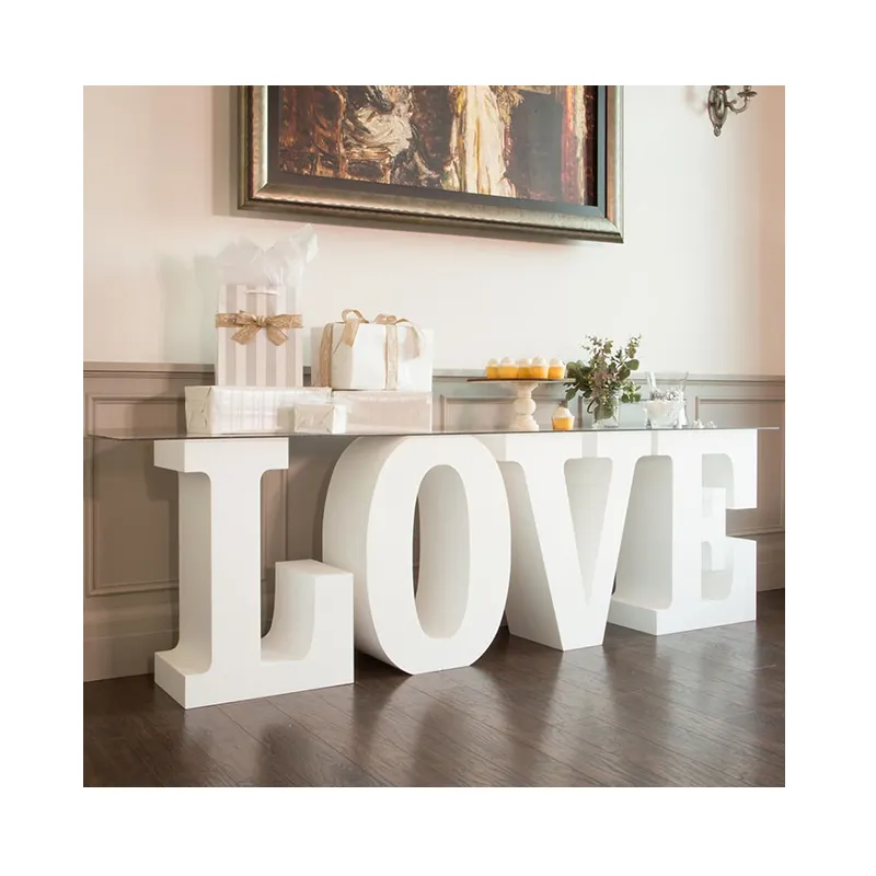 Letters Voor Decoratie Custom Foam Teken Gigantische Nummers Bruiloft Spons Foam Letters Tafel