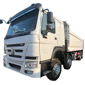 Kullanılan 2018 yıl Sinotruk Howo 8x4 12Wheeler 371 375 HP ağır damperli damperli kamyonlar kongo Senegal Togo Tema pazarları için