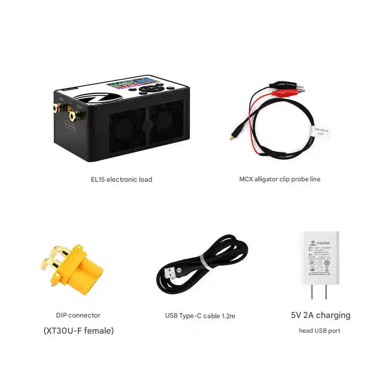 EL15โหลดอิเล็กทรอนิกส์ + 5V ที่ชาร์จ2A