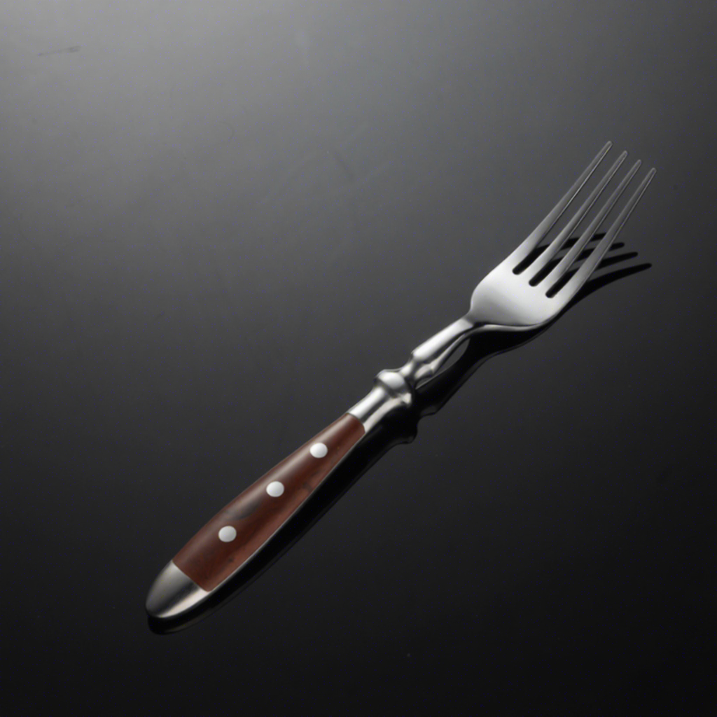 Brown dinner fork