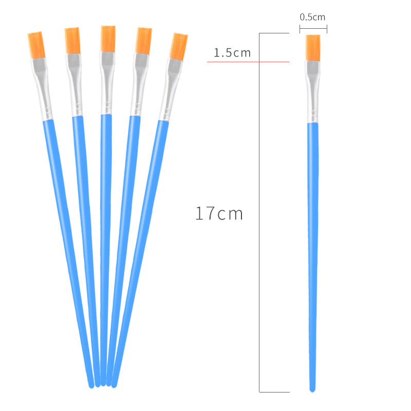 Blue (17cm small flat tip brush)