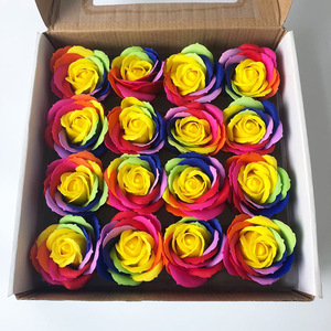 Confezione regalo di un regalo di compleanno sapone rosa fiore amore eterno - Product Image 4