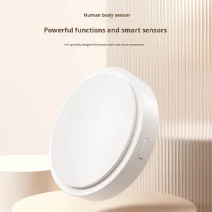 Tuya Smart WiFi 24G onda milimétrica Sensor de presencia humana pantalla OLED Android App Control remoto alimentado por batería para uso doméstico - Product Image 2