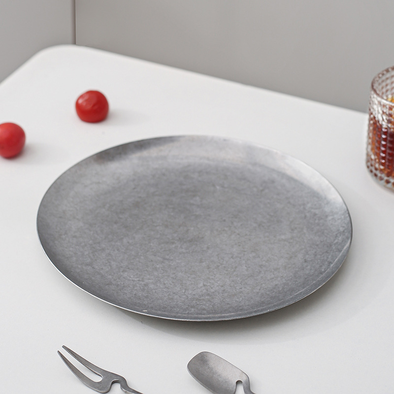 Disque peu profond sans cerclage gris 21cm