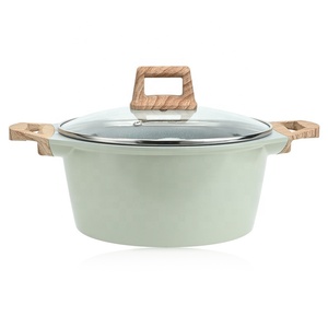 Sinh thái thân thiện Die-cast nhôm không dính soong nhà máy bán buôn nướng PAN cho Bít tết trứng Chất lượng cao Chảo chậu <span class=keywords><strong>Cookware</strong></span> Set - Product Image 4