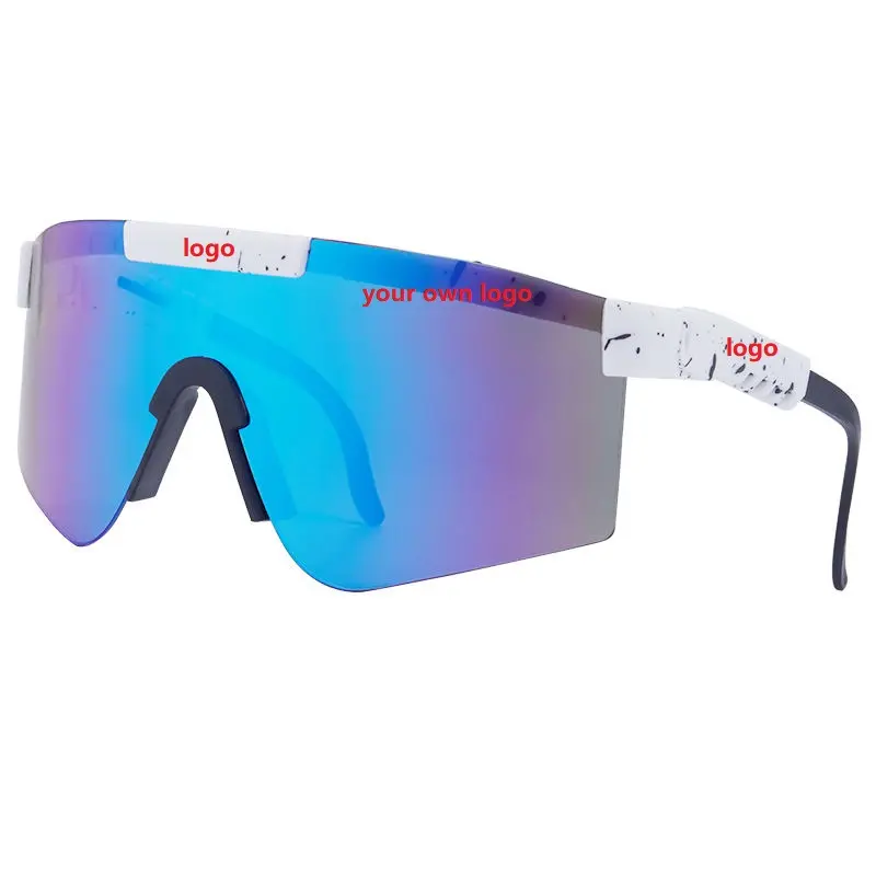 2023 occhiali da sole da ciclismo economici marchio di biciclette all'aperto logo personalizzato guida in esecuzione occhiali da sole sportivi per PC antivento UV400