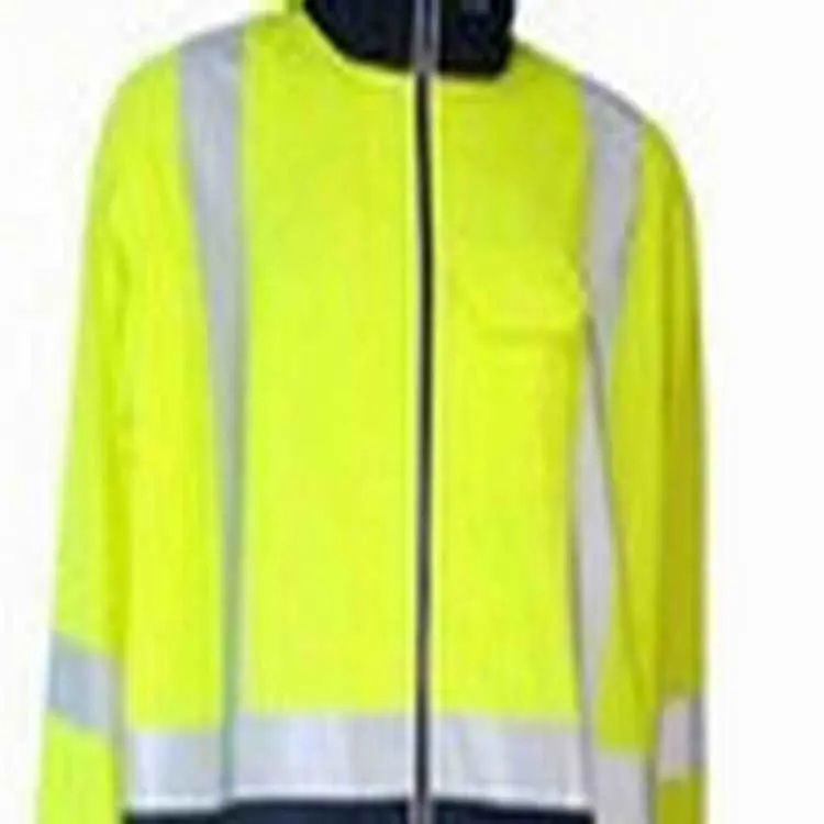 % 100% polyester yüksek görünürlük-floresan renk kuşgözü örgü güvenlik iş giysisi için (HI-VIZ)