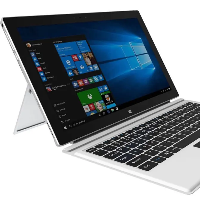 PAD Permukaan Laptop Intel Core I5 I7 13.3 Inci 4GB + 128GB 8GB + 256GB Cangkang Permukaan Logam Tablet Windows untuk Rumah Kantor