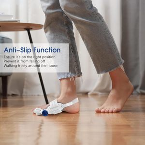 Korektor Bunion yang dapat disesuaikan untuk wanita & pelurus jari kaki & pelindung nyeri, koreksi Hallux <span class=keywords><strong>Valgus</strong></span> (putih) - Product Image 5