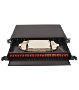 FTTH 24 puertos SC/LC/FC/ST Saidas Marco de distribución de fibra óptica Patch Panel De Fibra Optica Odf para uso en telecomunicaciones - Product Image 5