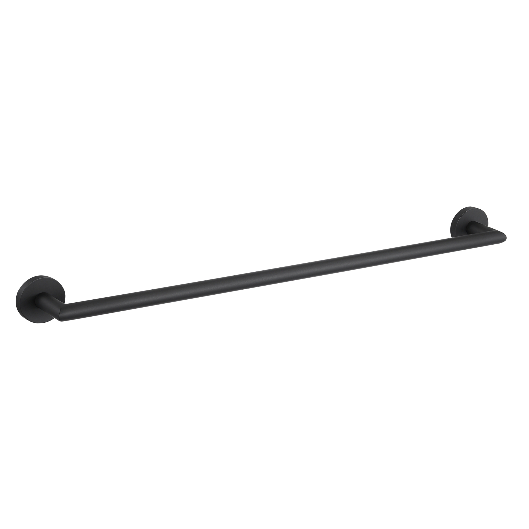 SN010-02 Porta asciugamano singolo Nero Opaco