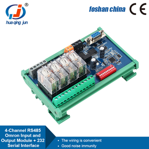 Huaqingjun 4-Channel <strong>RS485</strong> 232 Communication Relay Module <strong>RS485</strong> <strong>Modbus</strong> RTU DC24V IO Module for Sensor