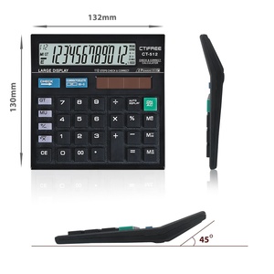 Calcolatrice elettronica a 10 cifre per cancelleria aziendale CT512 CTIFREE - Product Image 2