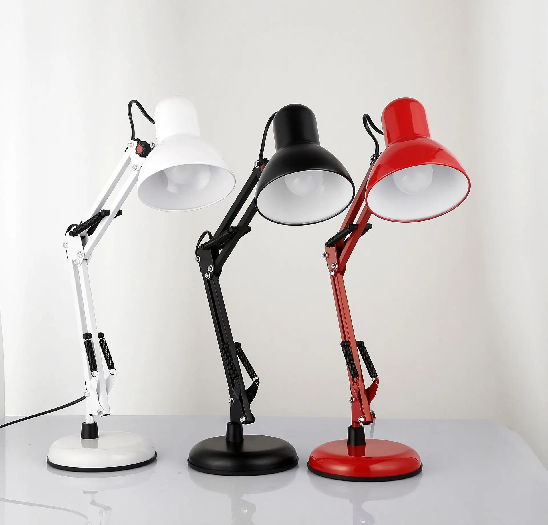 Lâmpada de mesa de unhas ajustável, novidade, 360 graus, lâmpada de mesa de led dobrável, lâmpada para salão de unha