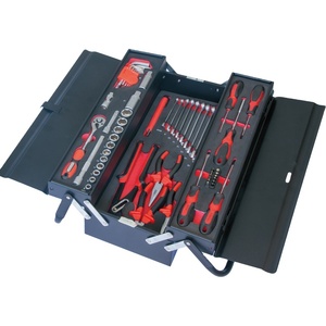 手动工具套件价格便宜59件多功能手动工具集金属工具箱 - Product Image 1