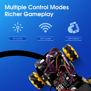ACEBOTT ESP32 IoT WLAN Programmbares Hindernisvermeidung-Förmher-Tracking Scratch-Codierung Starter intelligenter Roboter-Autokit für Arduino