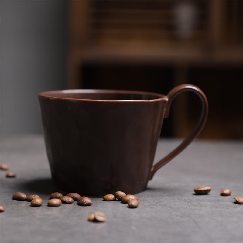 Taza de boca ancha 332-b (marrón) 340 ml