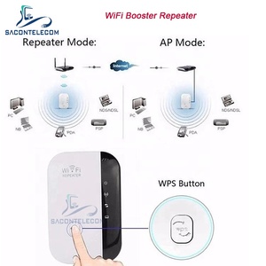 工厂价格300Mbps路由器支持WPS AP功能无线WiFi中继器WiFi扩展器远程WiFi增强器 - Product Image 5