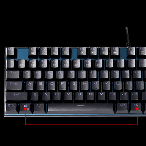 MSI VIGOR GK50S สีแดงแสงไฟกลรู้สึกคีย์บอร์ดเล่นเกมที่มี104ปุ่ม - Product Image 6