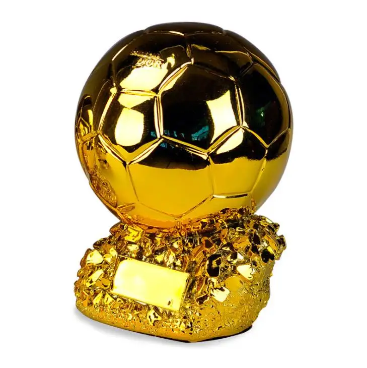 Piala Piala Piala Penghargaan Pemain Sepak Bola Terbaik Resin Kustom