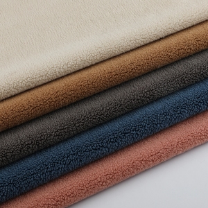 100% poliéster <span class=keywords><strong>Faux</strong></span> <span class=keywords><strong>Fur</strong></span> pelúcia pelúcia tecido ligado com camurça - Product Image 2