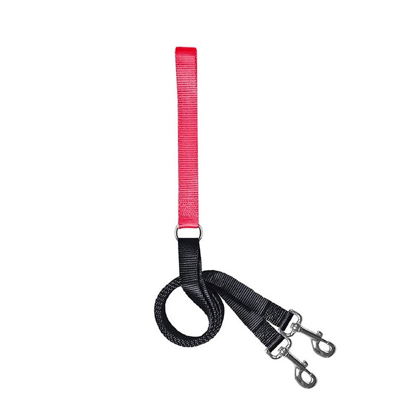 Red and black zipper strap, 122cm x 2.5cm