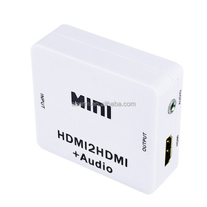 2 in 1 Video <strong>Converter</strong> With Audio Compatible Female Live Streaming HDCP1.4 Adapter <strong>HDMI</strong> <strong>to</strong> <strong>HDMI</strong> Video <strong>Converter</strong> - Product Image 6