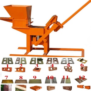 Manual de máquina de ladrillos de cierre bloque que hace la máquina para venta - Product Image 1