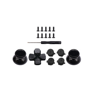 Placa luminosa de controlador inalámbrico Laudtec LX330 con botón pequeño de tecla cruzada con tapa de joystick para PS4 - Product Image 1