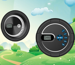 Reproductor de CD portátil con reproductores de CD de escritorio Bluetooth para el hogar Altavoz incorporado con pantalla de Puerto USB de control remoto - Product Image 4
