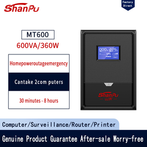 SPU <strong>Offline</strong> <strong>Ups</strong> 600va/390W <strong>Backup</strong> Power Supply Mini <strong>Ups</strong> for <strong>Computers</strong> Wifi Router Cctv Cameras - Product Image 2