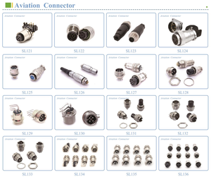 Soulin ช่องเสียบปลั๊กทรงกลมสำหรับชายหญิง8Pin ตัวล็อกสายเคเบิลทองเหลืองสำหรับ Gx16ระบบอัจฉริยะ - Product Image 6