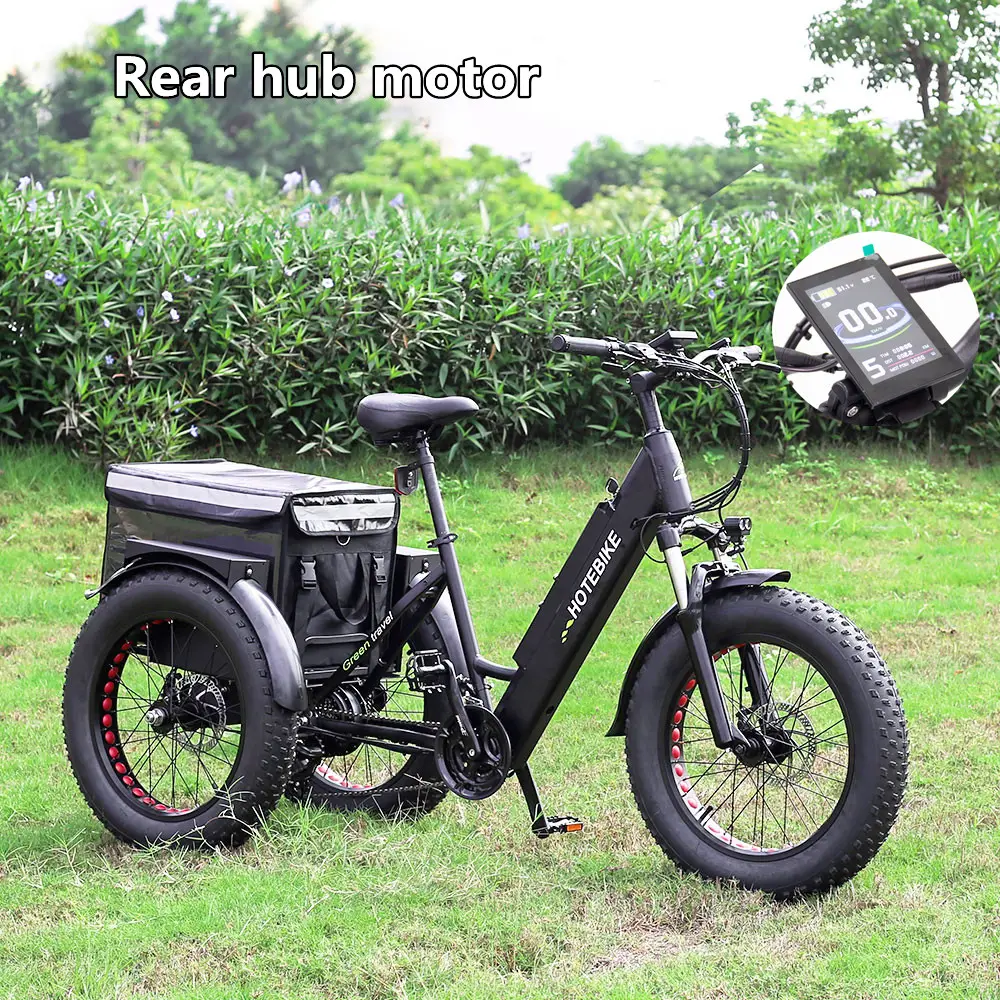 Sunrace — vélo électrique pour adultes, motocross avec moteur dans le moyeu arrière, 4.0 km d'autonomie, pneus larges, 20 pouces x 100